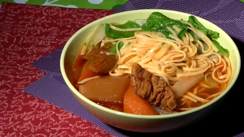 Braised Tomato Noodle Soup