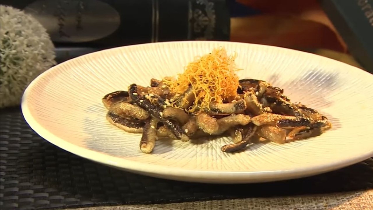 Fried Mock Eel with Osmanthus