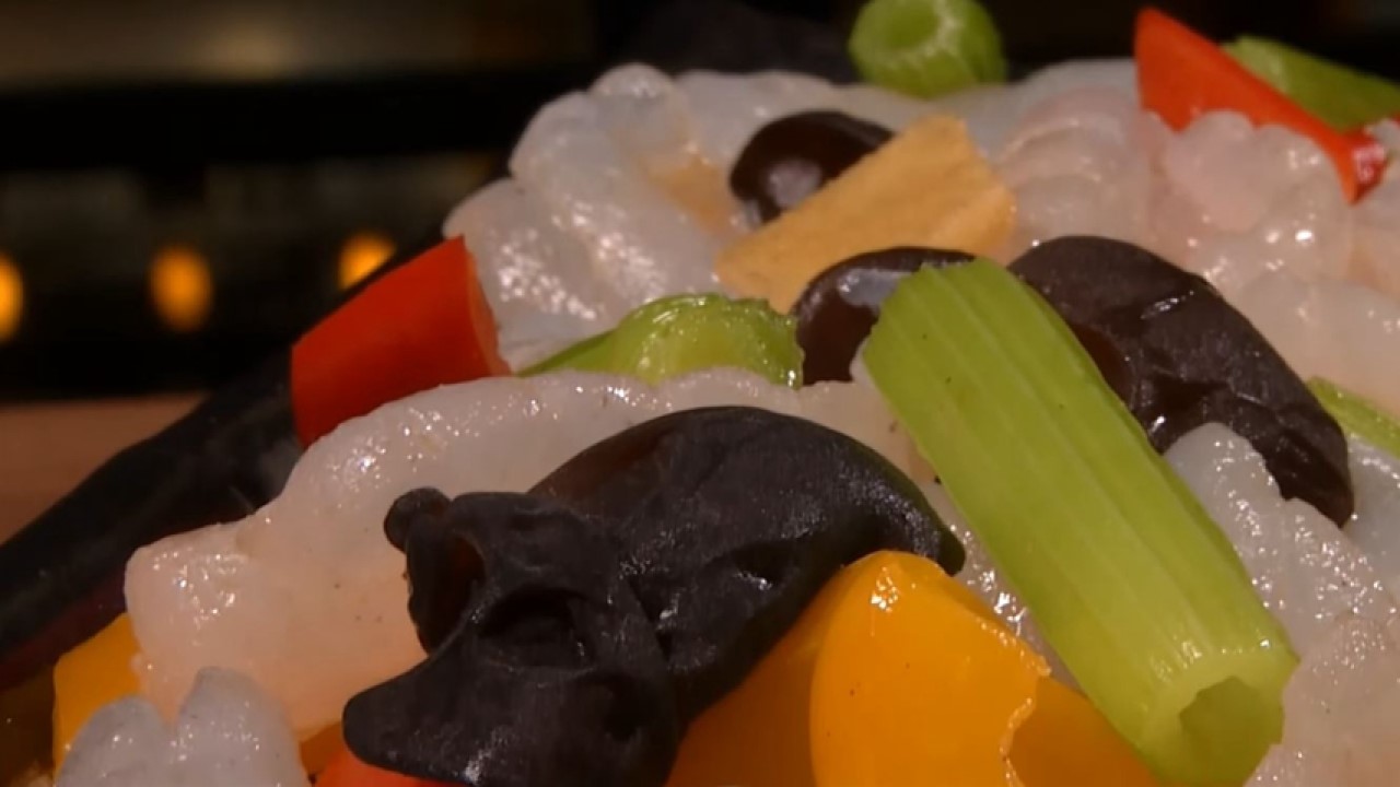 Konnyaku with Vegetables