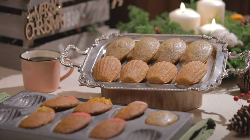 Lemon Black Tea Madeleines