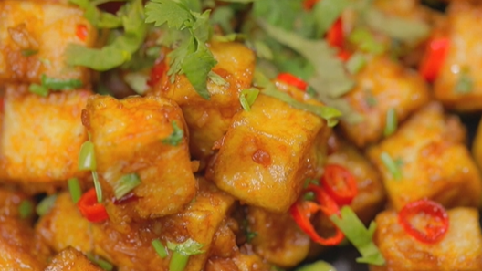 Sichuan Spicy Egg Tofu