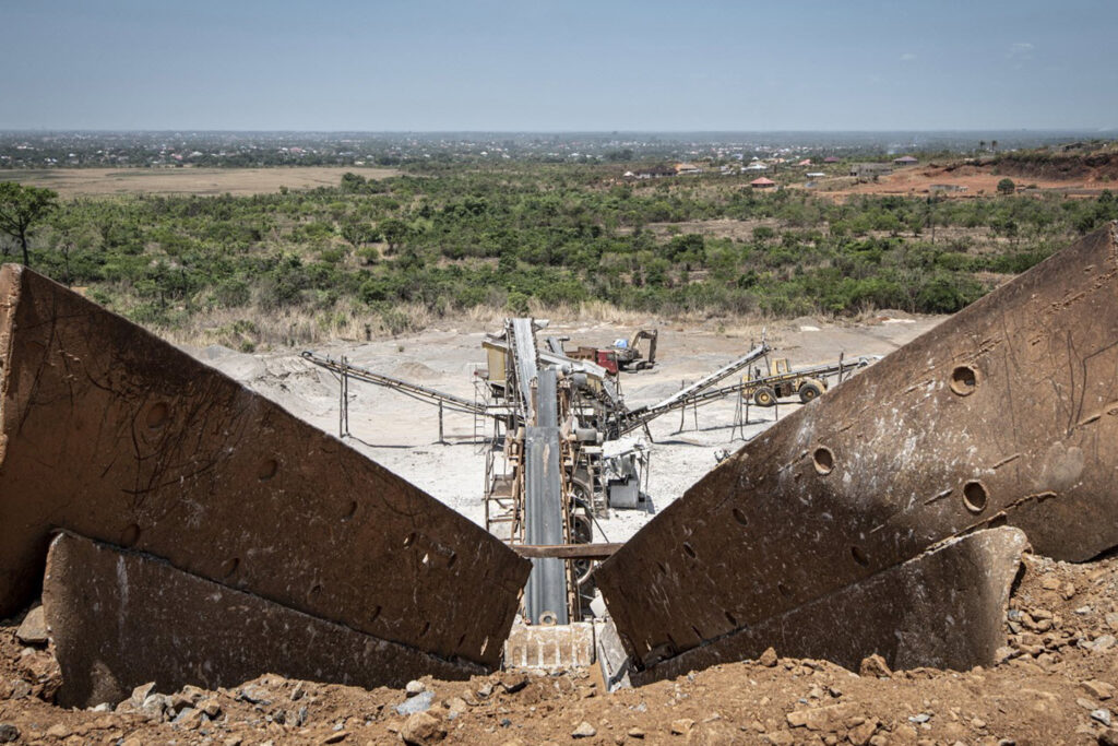 Huaxing Quarries operates within the buffer zone of Western Area National Park, taking advantage of poor enforcement.